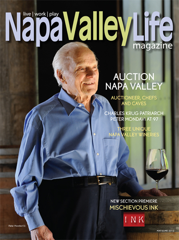 Napa Valley Life Cover Peter Mondavi