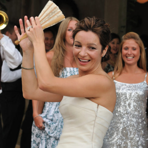 Wedding Bride with Fan